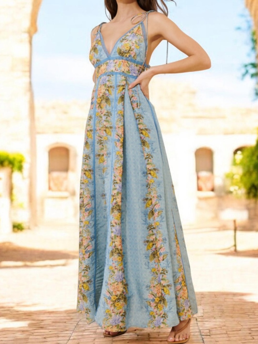 Bhanuni Veil Maxi Dress EUC
